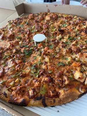 Butter Chicken Pizza