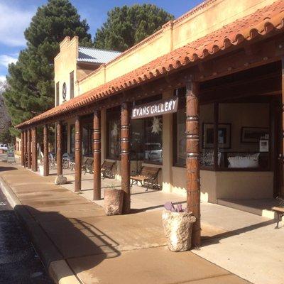 Evans Gallery _ Hwy 90_ 4 doors east of the Gage Hotel.