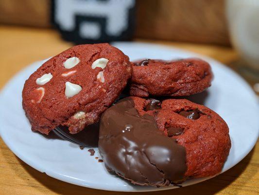 The Little Red Velvette - Our cookie take on the classic red velvet cake.