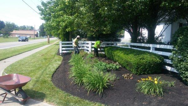 Commercial property landscape design and installation