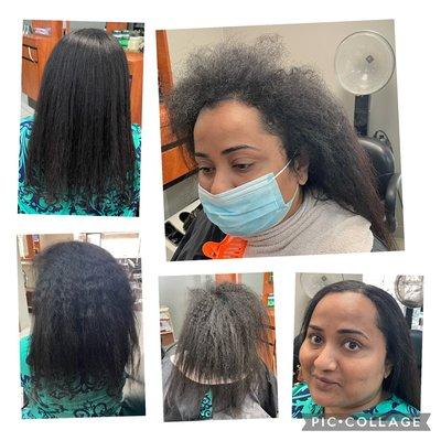 Permanent straightening call Rani @734-453-0700