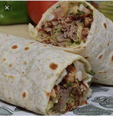 Buy 2 burritos x $ 6.50