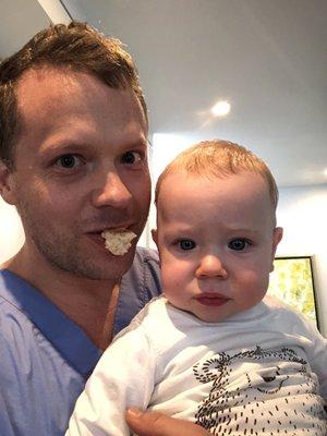 Your delicious homemade sourdough bread was the first bread my 9 mo old son has eaten in his life; he loved it!