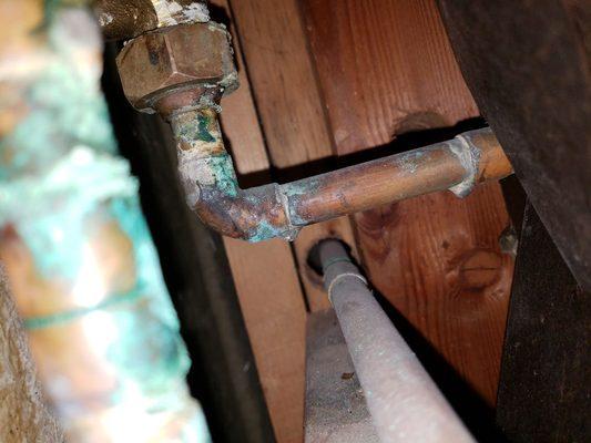 Bad copper pipes