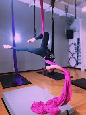 Our aerial studio is THE place to HANG!