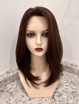 European human hair wig in color Latte