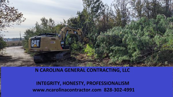 Honesty, Integrity and Professionalism - Excavation, grading and tree and land clearing