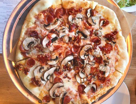 Spicy Mushroom Pizza