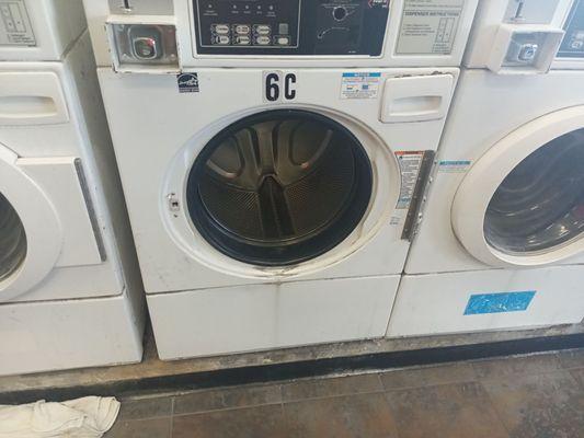 Broken washer.