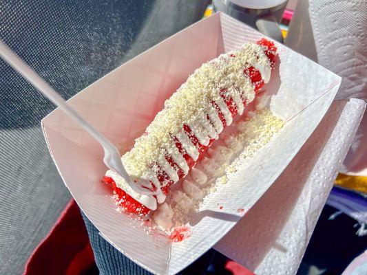 Tamales de dulce -- Fresa  (Strawberry Sweet Tamale)