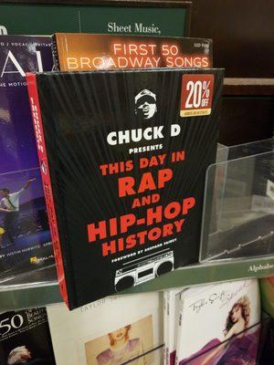 Checking out books on hip hop