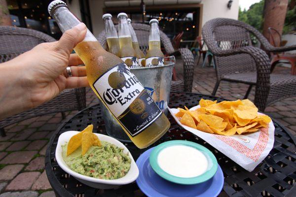 For a refreshing and fun time get a beer bucket. Great for sharing! Choose your favorite bottle of beer and drink up!