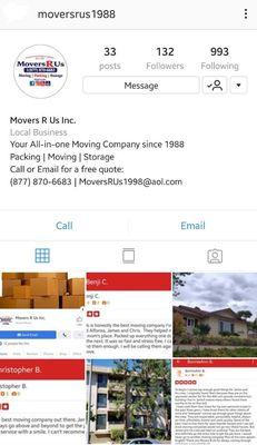 Find us on Instagram @ moversrus1988