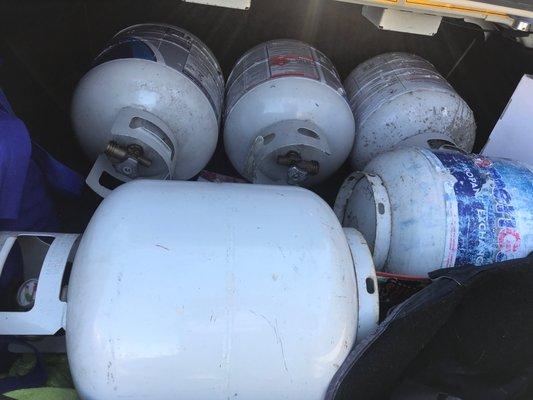 Propane tanks