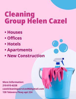 Excellent cleaning services, houses, offices, apartments, hotels and new constructions