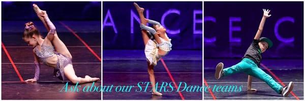 Ask about our Stars dance teams