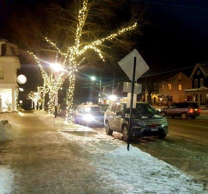 Main Street, Stowe, Vermont 30th December 2017