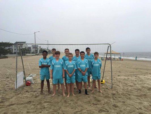 Ron's Plumbing Heating and AC supports local sand soccer!!