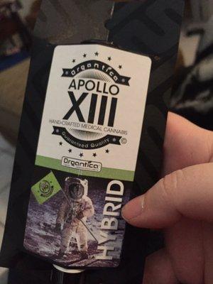 1 gram pre-roll of CBD only Apollo 13 - amazing!