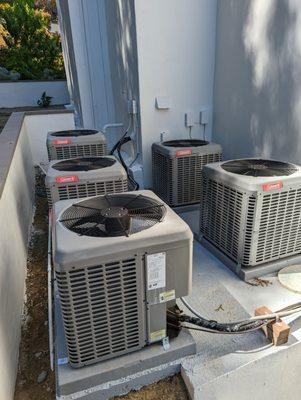 Outdoor A/C compressors