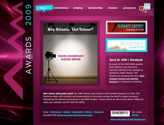 Atlanta Interactive Marketing Association Redesign 2009