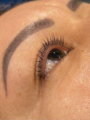 A lovely and natural lash lift!