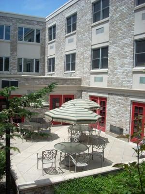 Courtyard of the Quarters Personal Care Home.