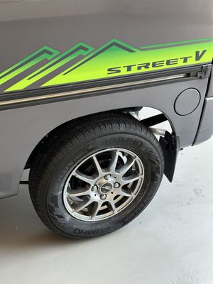 New Kumho Solus tires installed by MTI on our Acty Street van today