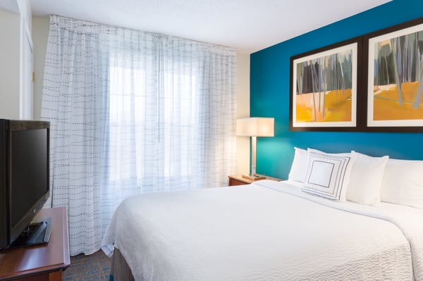 Every suite has 50% more space than traditional hotel rooms.