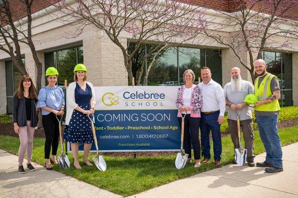 We had a wonderful groundbreaking and cannot wait to open this Fall!