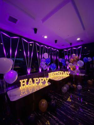 Birthday deco @focus karaoke，Call us for reservation！