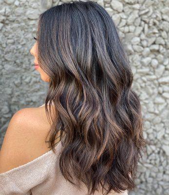 Brunette balayage by Analee