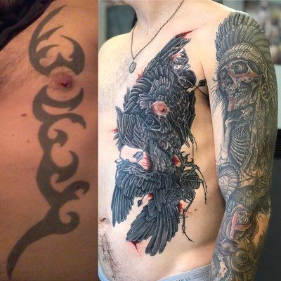 Custom raven cover up