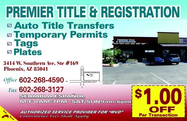 Premier Title and Registration