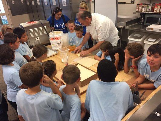 WAYS Summer Camp (Age 6-13) took a field trip to College of DuPage to visit the culinary arts department