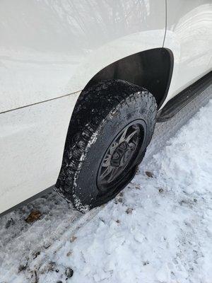 Yukon 2019 blown flat tire