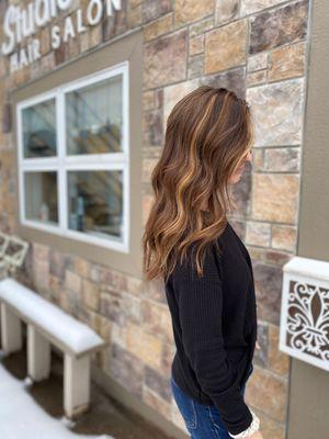 Balayage, high and lowlights are one of our favorite processes to do! Call and set up your appointment today!