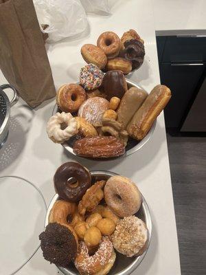 Big selection of donuts!