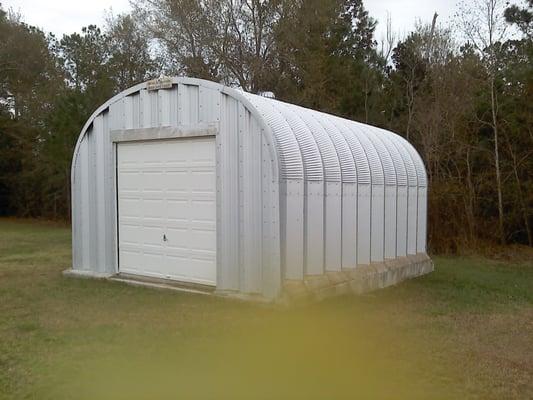 16 x 20 x 10 STEELMASTER backyard utility shed