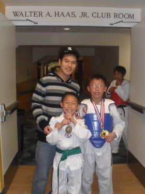 Kids won medals at UC Berkeley Open 2011 (2 Gold+1 Silver)