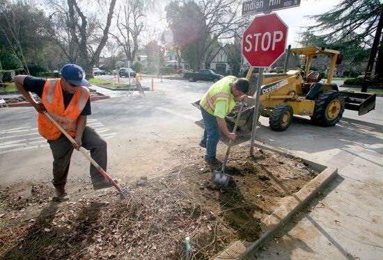 Men at work getting the job done