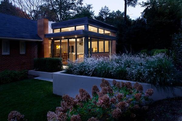 Utah St Residence - Exterior View at Dusk