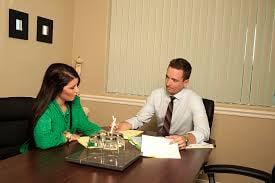 Lawyer and paralegal working together.