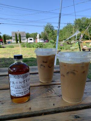 Maple syrup, maple oat lattes.