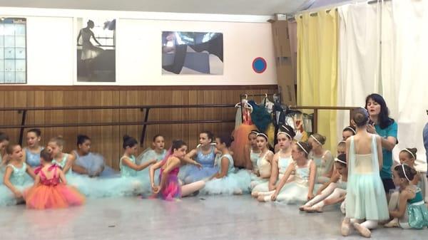 Rehearsal morning. Getting ready for Recital.