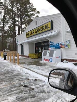 Icey store front!