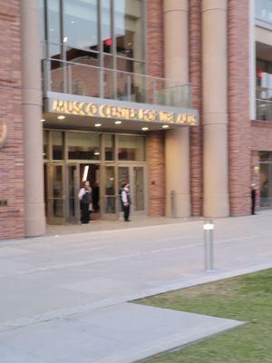 Entrance to the concert hall