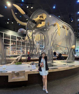 Mitzi with mammoth