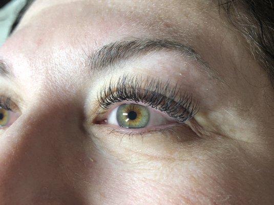 Lashes made the world of a difference in this clients everyday routine!