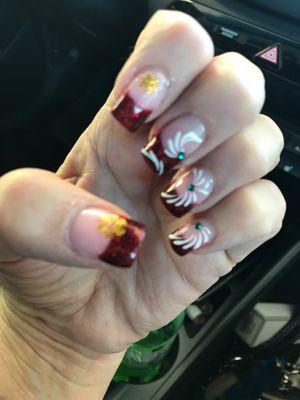 Nail design for Christmas